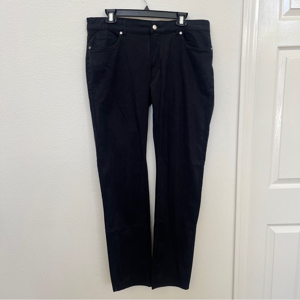 NWT PETER MILLAR Crown craft WAYFARE pants Tailored Fit Black 35/34 (34/33) $228